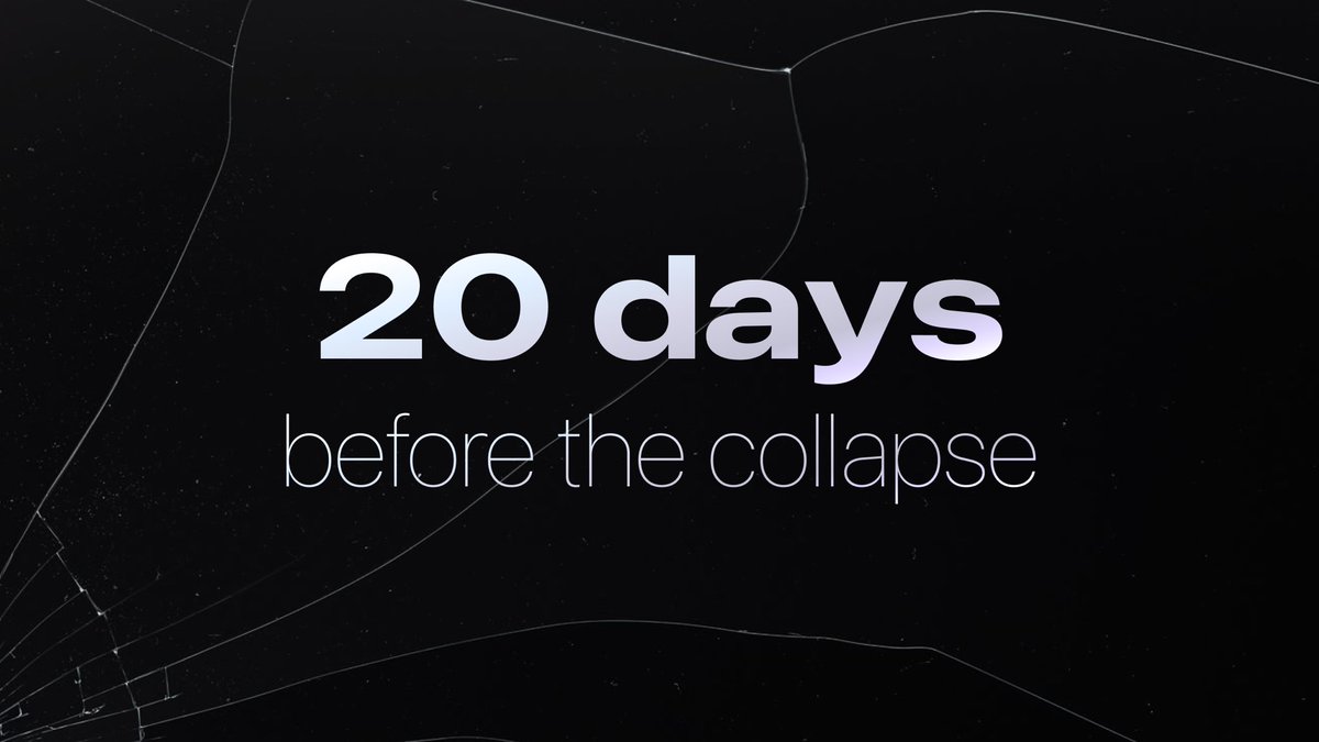20 days remain.

the price for pay for nothing has increased.
each day carries more weight, and costs more to entity.

the earlier you act, the louder your reward.
the void remembers everything.