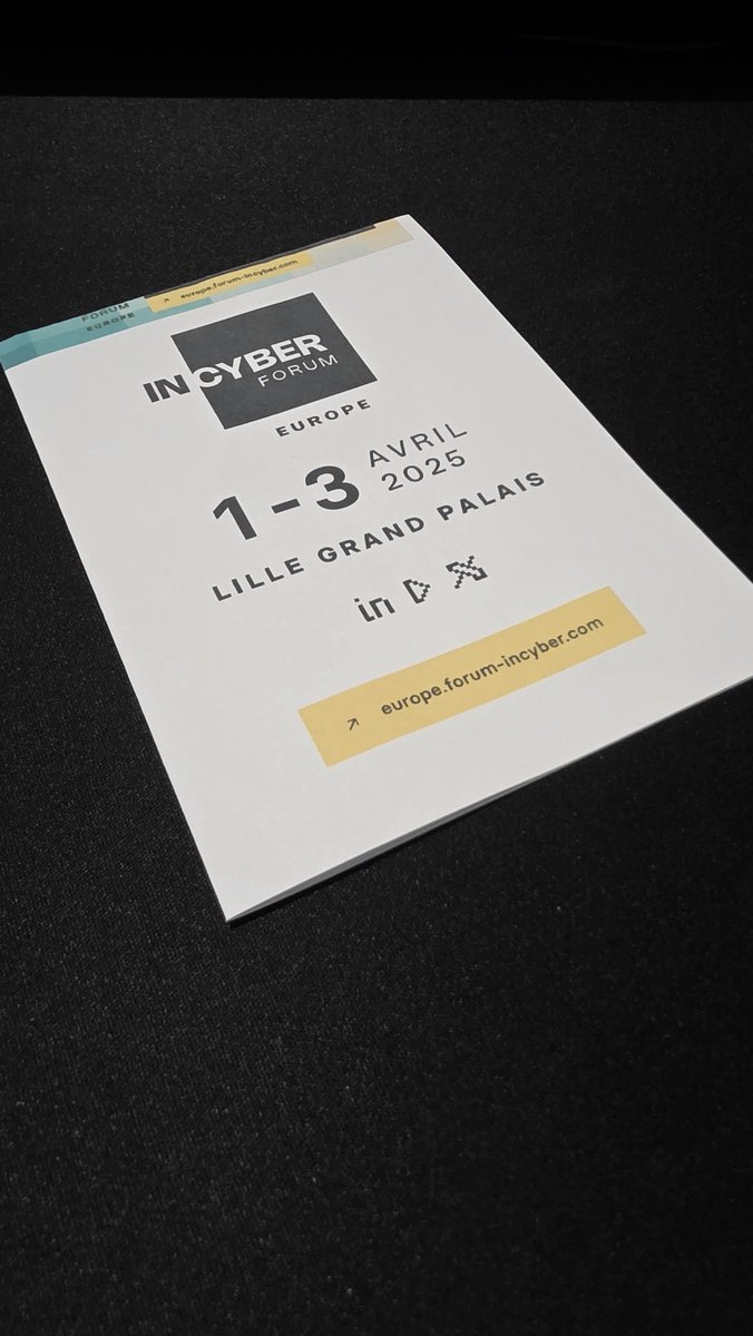 myDid_Tony's tweet photo. Je suis ravi de vous informer que je serai présent à l'événement #InCyber le 1er avril. C'est une formidable occasion de discuter des dernières avancées du projet @myDid_En avec l'équipe. 🔥
@FIC_eu
#Cybersécurité #Innovation #Cyber #Décentralisation #Blockchain #myDid https://t.co/KiiV2RPsQO