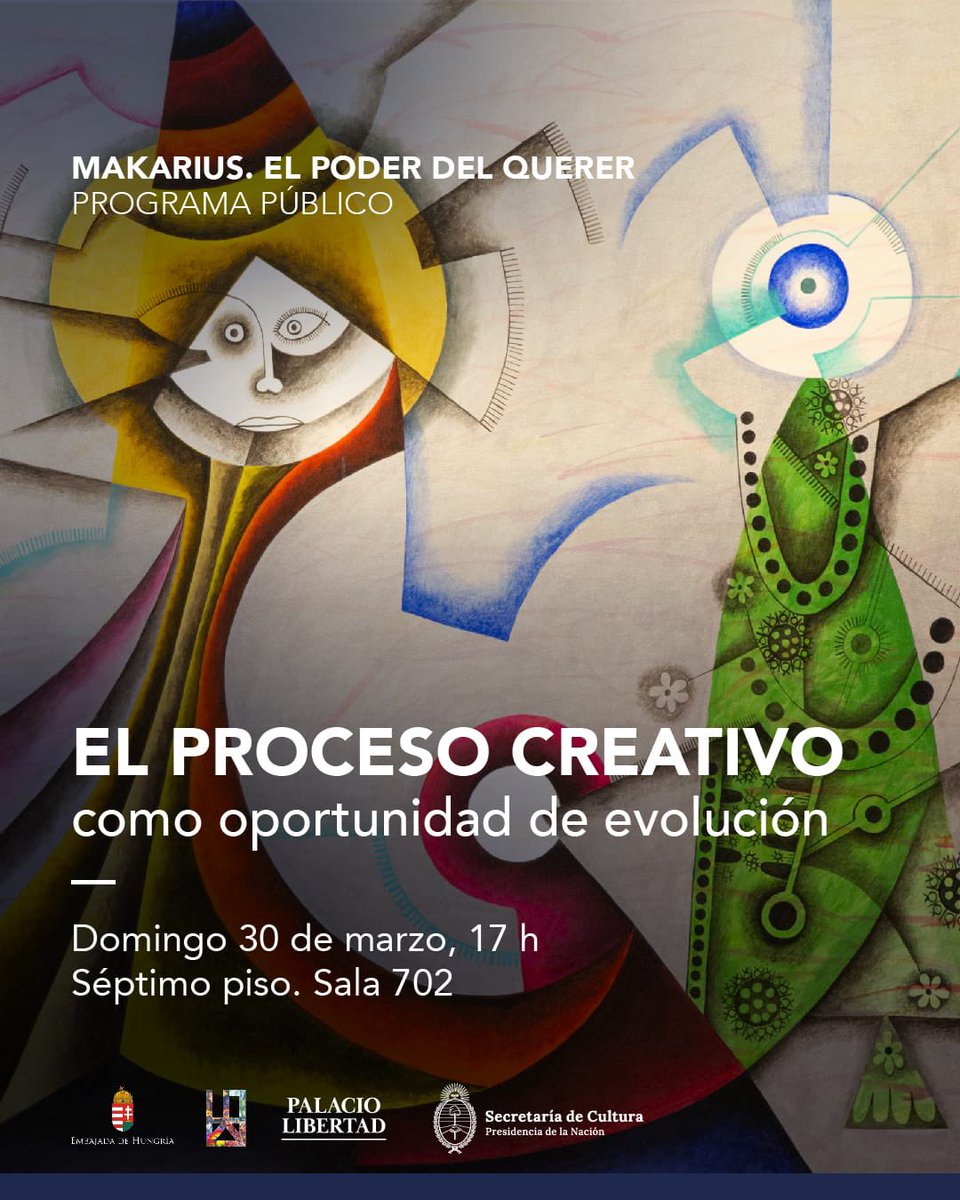 Los espero este domingo a las 17 hs en la Sala 702 del 7 piso del Palacio Libertad