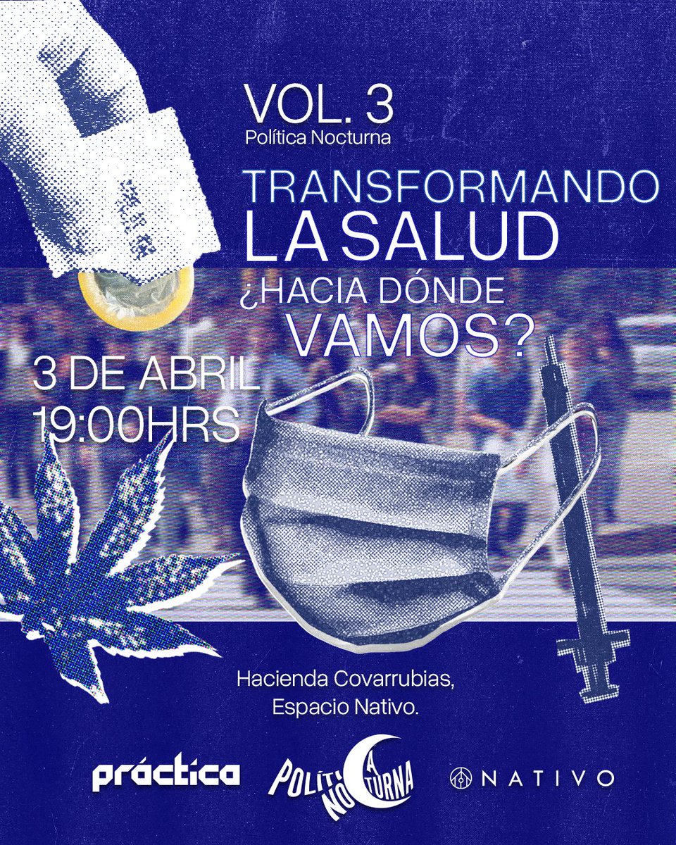 La salud es un derecho, pero ¿qué tanto hemos avanzado en garantizarlo? 🌿💙 En esta edición 
 Política Nocturna dreflexionamos sobre los retos y oportunidades para construir una salud pública más justa, accesible e incluyente.

🔗 Regístrate aquí: forms.gle/AwbzDhp3ZBM2pF…