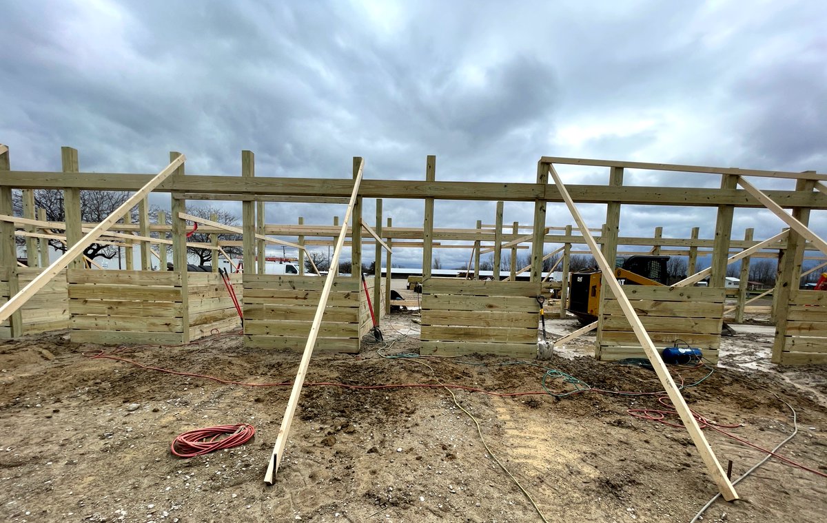 After completing the new Johnson County Parks Camp Store &amp; Offices, our team is now building a new horse barn at the park scheduled to be completed for use this spring.