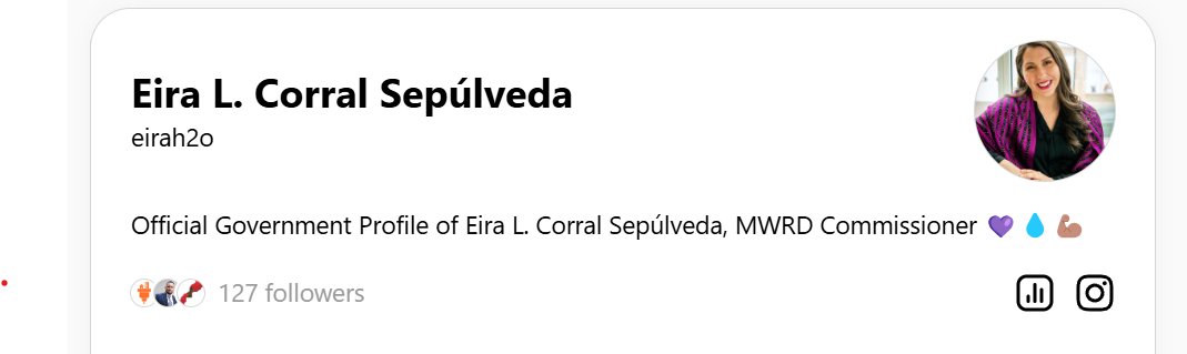 MWRD Commissioner Eira L. Corral Sepúlveda tweet media