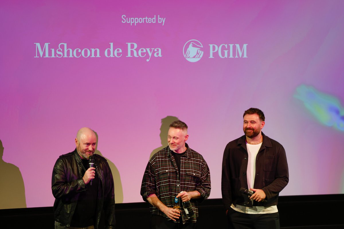 BFI (@bfi) on Twitter photo Actor James McArdle, writer-director Darren Thornton and co-writer Colin Thornton joined us at #BFIFlare this evening to introduce Four Mothers.
Supported by <a href="/Mishcon_de_Reya/">Mishcon de Reya</a> and @PGIM Real Estate Actor James McArdle, writer-director Darren Thornton and co-writer Colin Thornton joined us at #BFIFlare this evening to introduce Four Mothers.
Supported by <a href="/Mishcon_de_Reya/">Mishcon de Reya</a> and @PGIM Real Estate