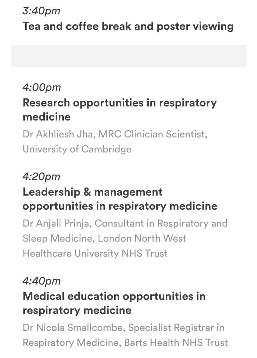 RSM Respiratory Section (@rsmresp) on Twitter photo Respiratory Twitter: we have a limited number of FREE spaces for our <a href="/RoySocMed/">The Royal Society of Medicine</a> Respiratory Careers Day!
Learn about subspecialties, academia/leadership and how to land your dream Respiratory job
More details here:
rsm.ac.uk/events/respira… Respiratory Twitter: we have a limited number of FREE spaces for our <a href="/RoySocMed/">The Royal Society of Medicine</a> Respiratory Careers Day!
Learn about subspecialties, academia/leadership and how to land your dream Respiratory job
More details here:
rsm.ac.uk/events/respira…