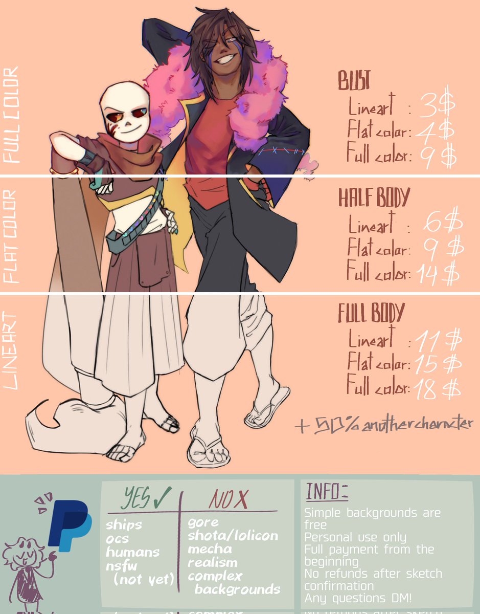 Chancleta48's tweet image. Commissions open‼️‼️
Any questions to the DM :33