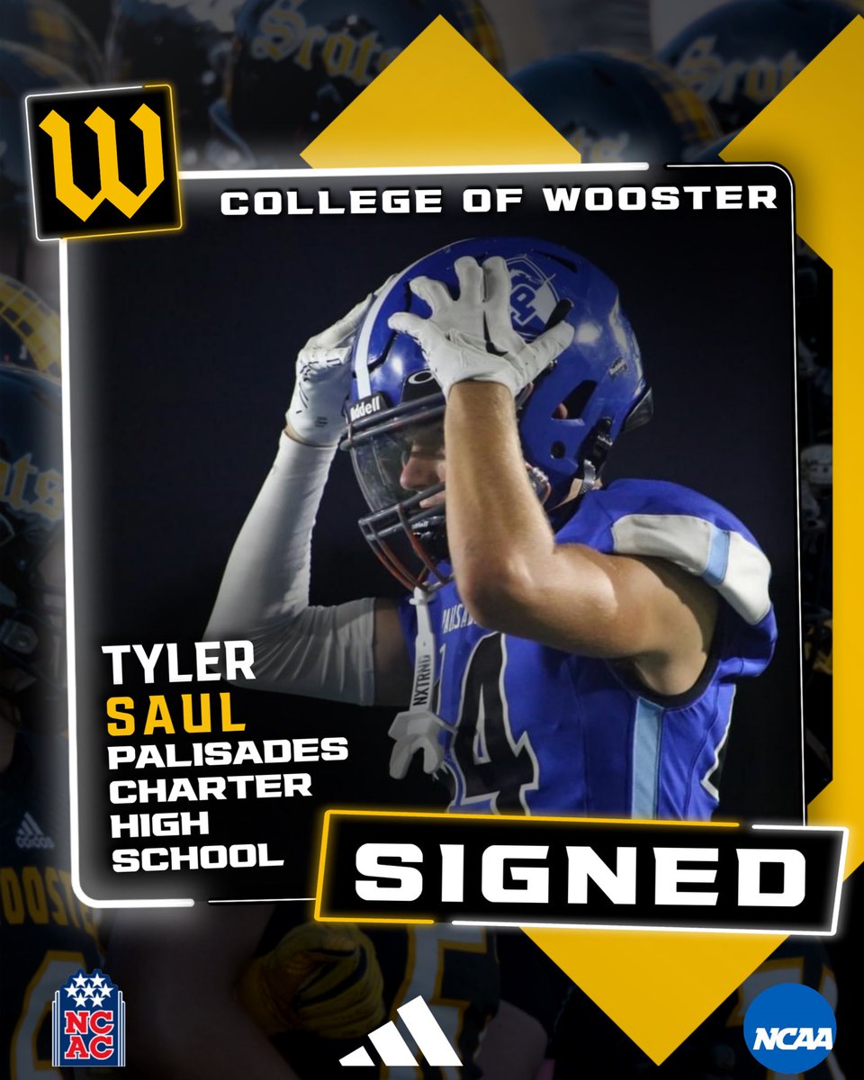 Would like to announce my commitment to The College Of Wooster. Cant wait for this up coming season. Go Woo! <a href="/CoachHolter/">Austin Holter</a> <a href="/CoachSmithPali/">Dylen Smith</a>