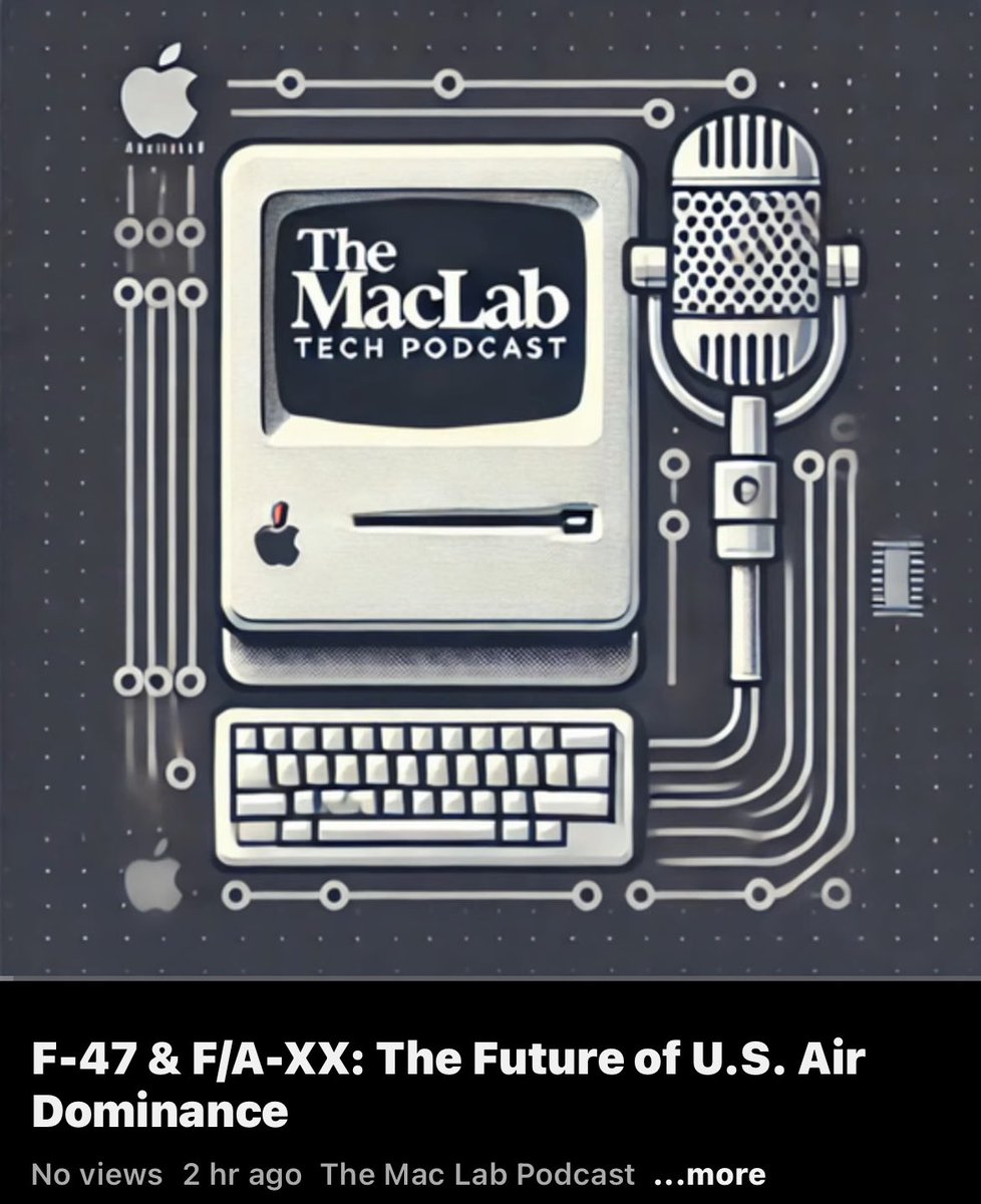 MacLabPodcast's tweet image. NEW EPISODE ON YOUTUBE!
youtu.be/5_gWpc2KiNE?si…
#Podcasts #YouTube #podcast #podcasts #podcasting #podcastandchill