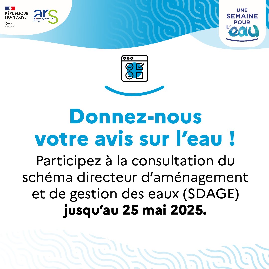 @ARS_Martinique (@arsmartinique) on Twitter photo La consultation du public du schéma directeur d'aménagement et de gestion des eaux (SDAGE) a commencé ! Donnez votre avis sur l'eau, jusqu’au 25 mai : eaumartinique.fr/actualites/904… cc <a href="/odemartinique/">ODE Martinique</a>
#INFEAU #Martinique La consultation du public du schéma directeur d'aménagement et de gestion des eaux (SDAGE) a commencé ! Donnez votre avis sur l'eau, jusqu’au 25 mai : eaumartinique.fr/actualites/904… cc <a href="/odemartinique/">ODE Martinique</a>
#INFEAU #Martinique