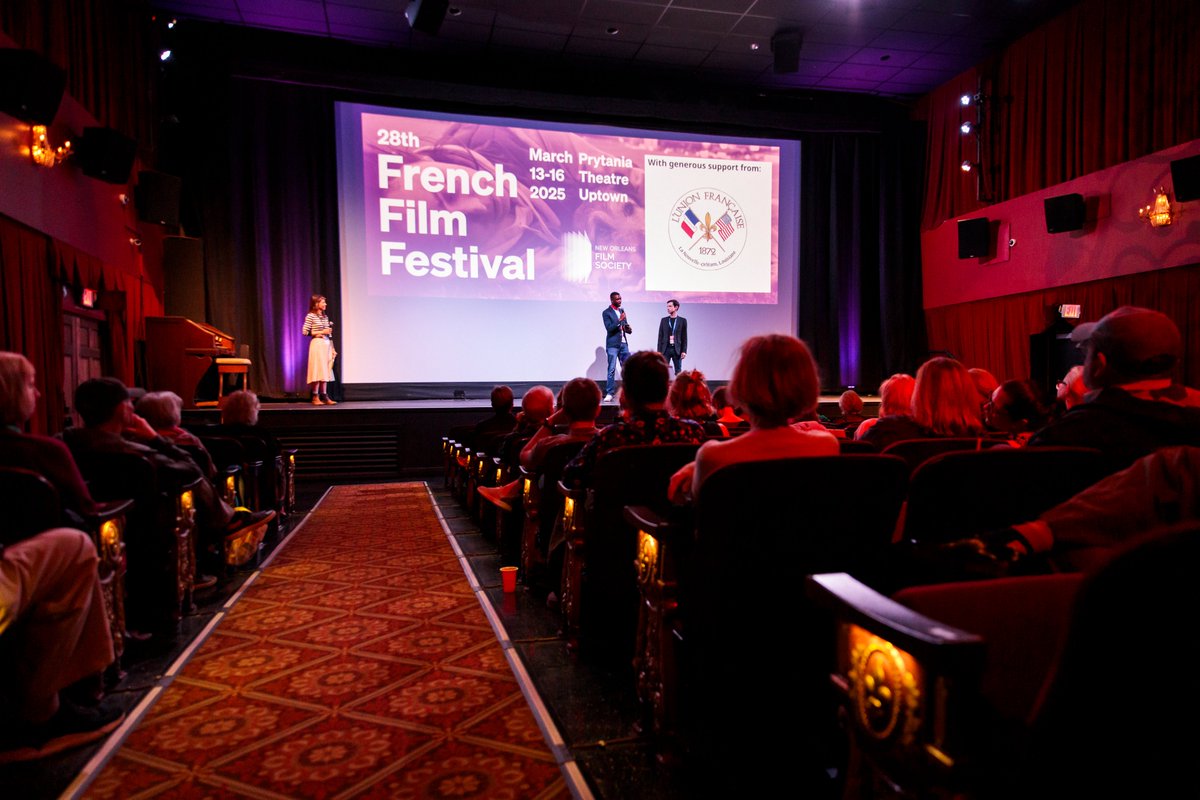 New Orleans Film Society (@nofs) on Twitter photo A HUGE merci to our Premiere Sponsor Partner L’Union Française for supporting the French Film Festival!
Together we enjoyed delicious Cafe & Croissants with <a href="/petiterougenola/">Petite Rouge</a>, as well as a delightful member matinee screening of “La fiancée du poète."
À la prochaine! ☕️🥐🇫🇷 A HUGE merci to our Premiere Sponsor Partner L’Union Française for supporting the French Film Festival!
Together we enjoyed delicious Cafe & Croissants with <a href="/petiterougenola/">Petite Rouge</a>, as well as a delightful member matinee screening of “La fiancée du poète."
À la prochaine! ☕️🥐🇫🇷