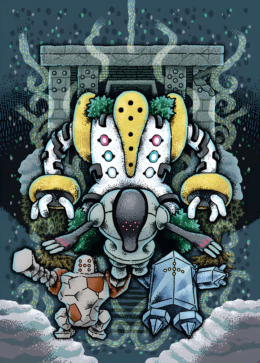 ptcgartes's tweet image. #regigigas, arte de carta full art #179, set pugna espaciotemporal #PokemonTCGPocket #pokemoncards