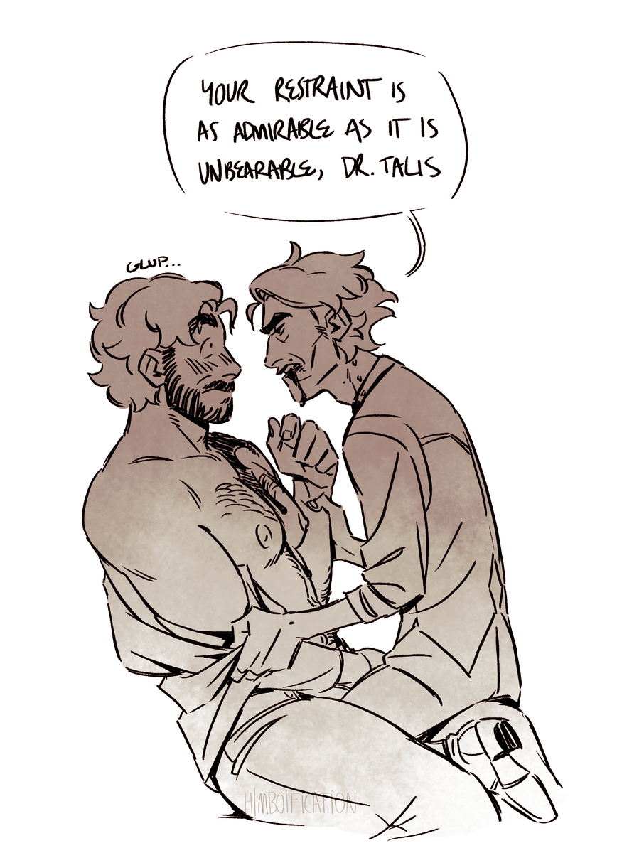 hlmboification's tweet photo. immortality doesn't temper one's impatience it would seem #jayvik https://t.co/SB2yc1rdwc