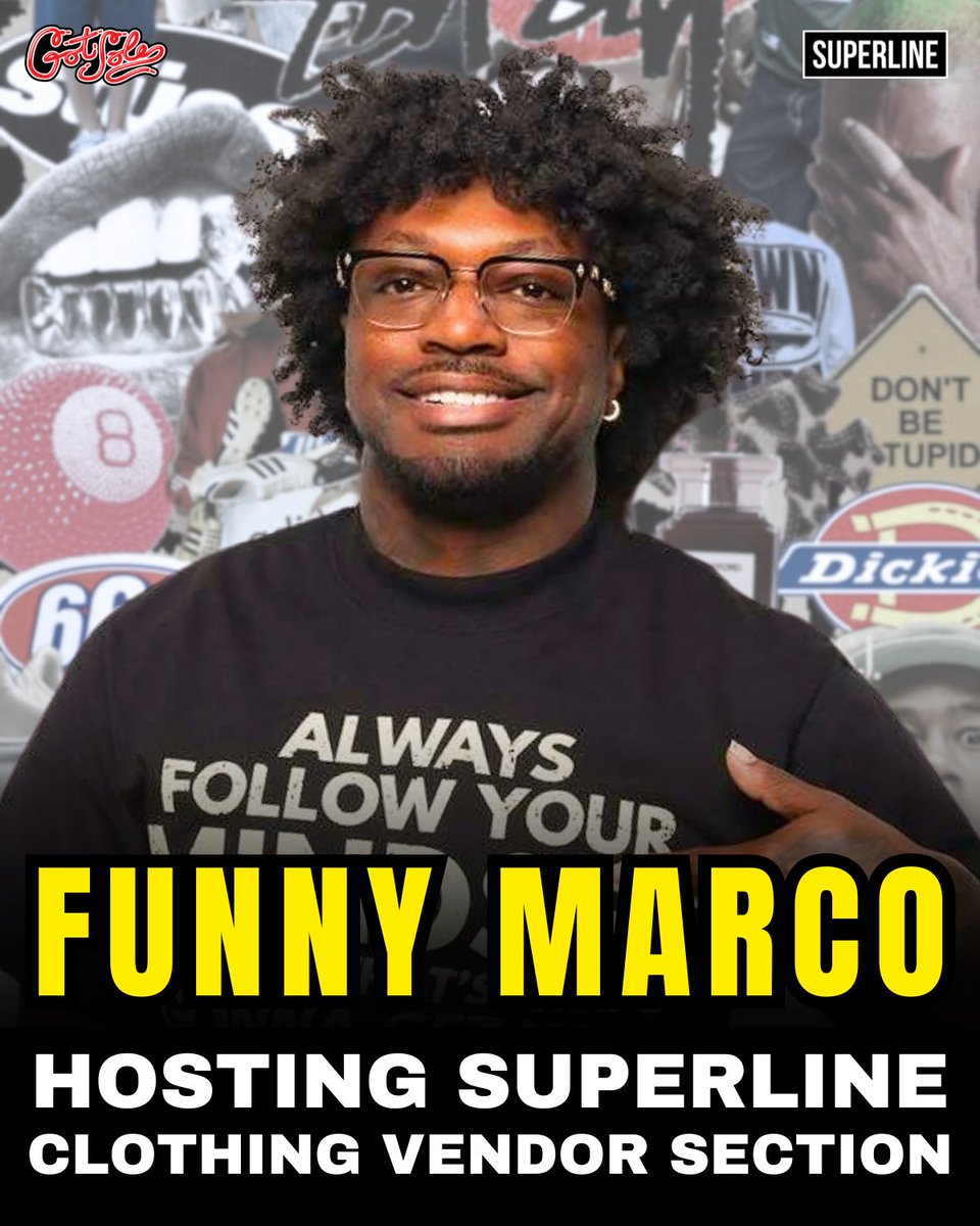 Funny Marco will be at Miami Got Sole 🌴

Join the Superline section and show him your brand ⬇️
gotsole.com/superline