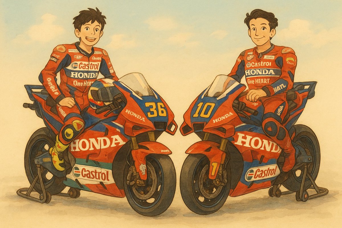 HRC_MotoGP's tweet photo. Jumping on that #trend https://t.co/Zl2vM1IlZe