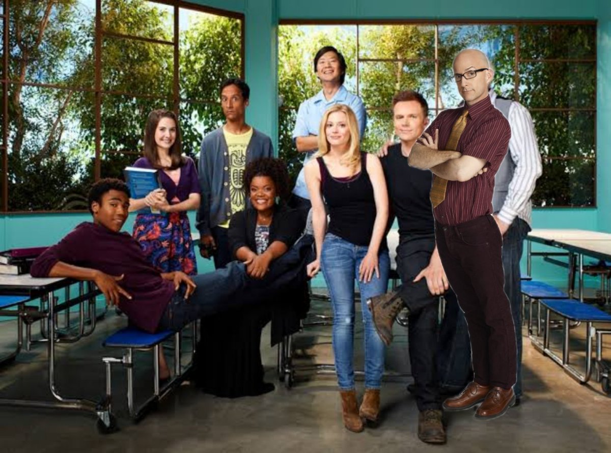 dailyjeffannie's tweet photo. Joel mchale, Danny pudi, Donald glover, Alison Brie  , Yvette nicole brown , Gillian jacobs, Ken Jeong and Jim Rash will return to Greendale Community College in AVENGERS: DOOMSDAY 
#sixseaonsandamovie https://t.co/zrTMA0GyVo