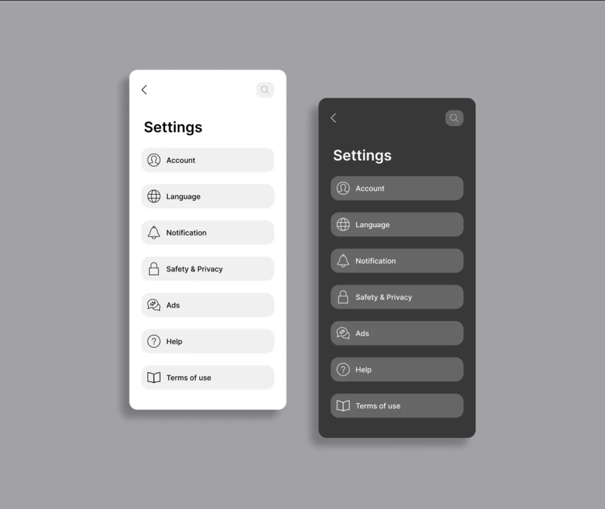 Zayn_VXI's tweet image. #DailyUI 007 – Settings Page ⚙️
Light mode vs. Dark mode—because we respect both the sun and the night owls. A clean and simple settings UI for easy navigation.

Which side are you on? ☀️🌙
#UX #UI #UIDesign #DesignChallenge