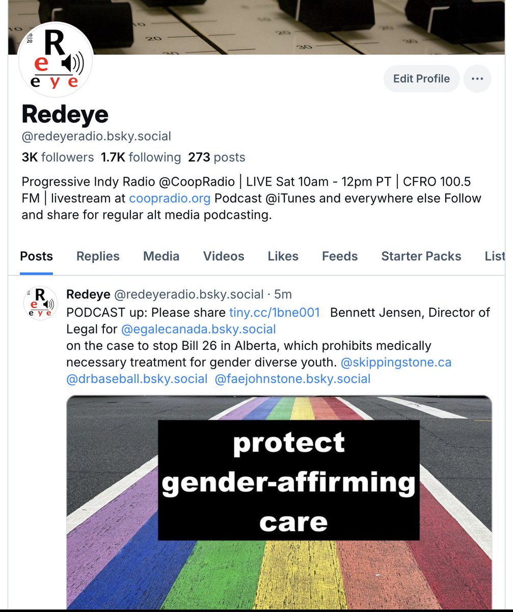 Gone from this platform. Find us on Bluesky.