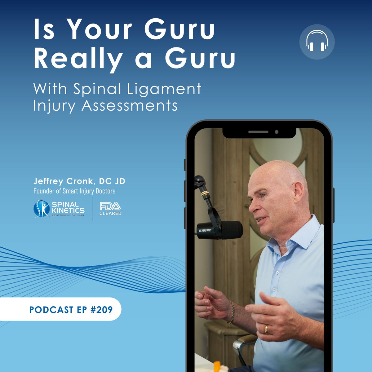 Spinal_Kinetics's tweet photo. 🎙️ Is your guru REALLY a guru?

If they’re not teaching how to assess spinal ligament injuries, maybe not.

🎧 Episode #209 is live now:
👉 https://t.co/HIzSTO8Rsd

#ChiropracticCare #SpinalInjury #CRMA https://t.co/9kve1EJ3lW
