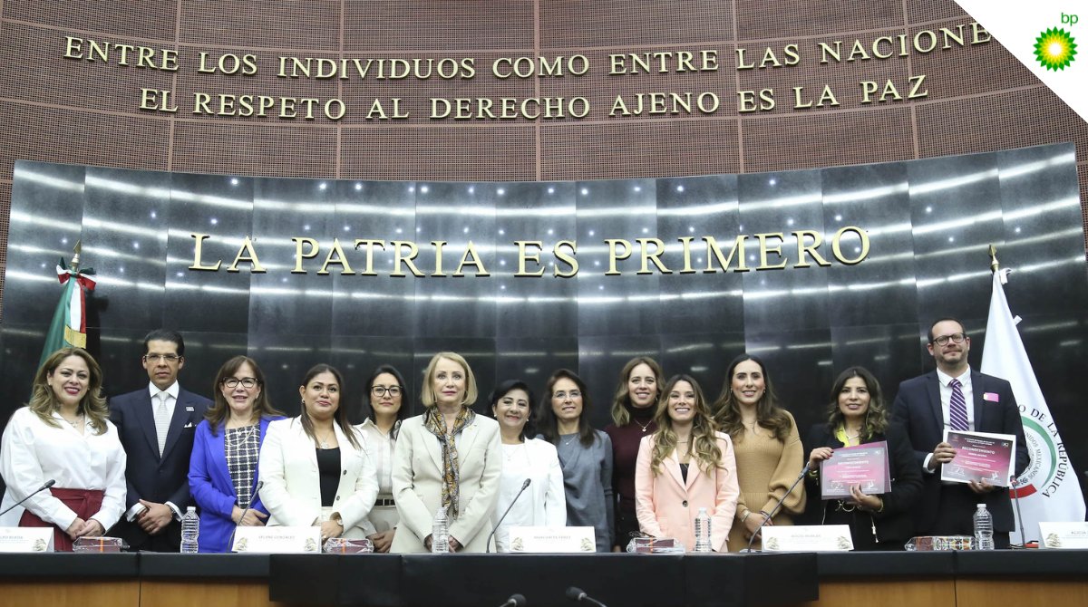 bp_MEX's tweet photo. bp estuvo presente en el foro "Plan Energético Nacional, Perspectivas y Estrategias" que se llevó a cabo en el @senadomexicano.

Nuestra Directora de Comunicación, Selene González, participó en el diálogo sobre los retos en la importación y comercialización de combustibles.⚡🇲🇽 https://t.co/1R4DXOsd4Z