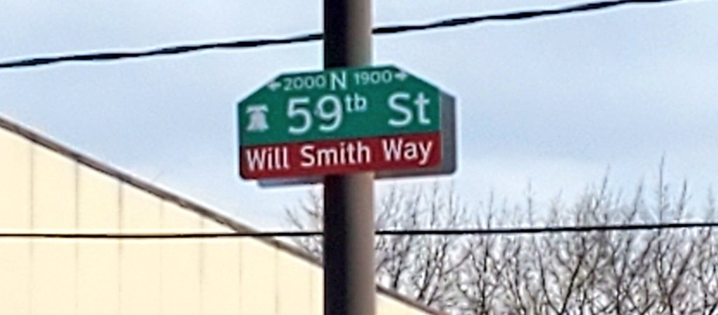 AngelaB46503839's tweet image. ICYMI "West Philadelphia born and raised..." 🎵🎬🚦🎥  Will Smith Way ... Will Smith street renaming ceremony today  🎊 #WillSmith #WillSmithWay #streetsign #westphiladelphia #westphilly #philadelphia #angelabishopfoodie #vlogger #bishop6768 #Wednesday #Wednesdayvibe