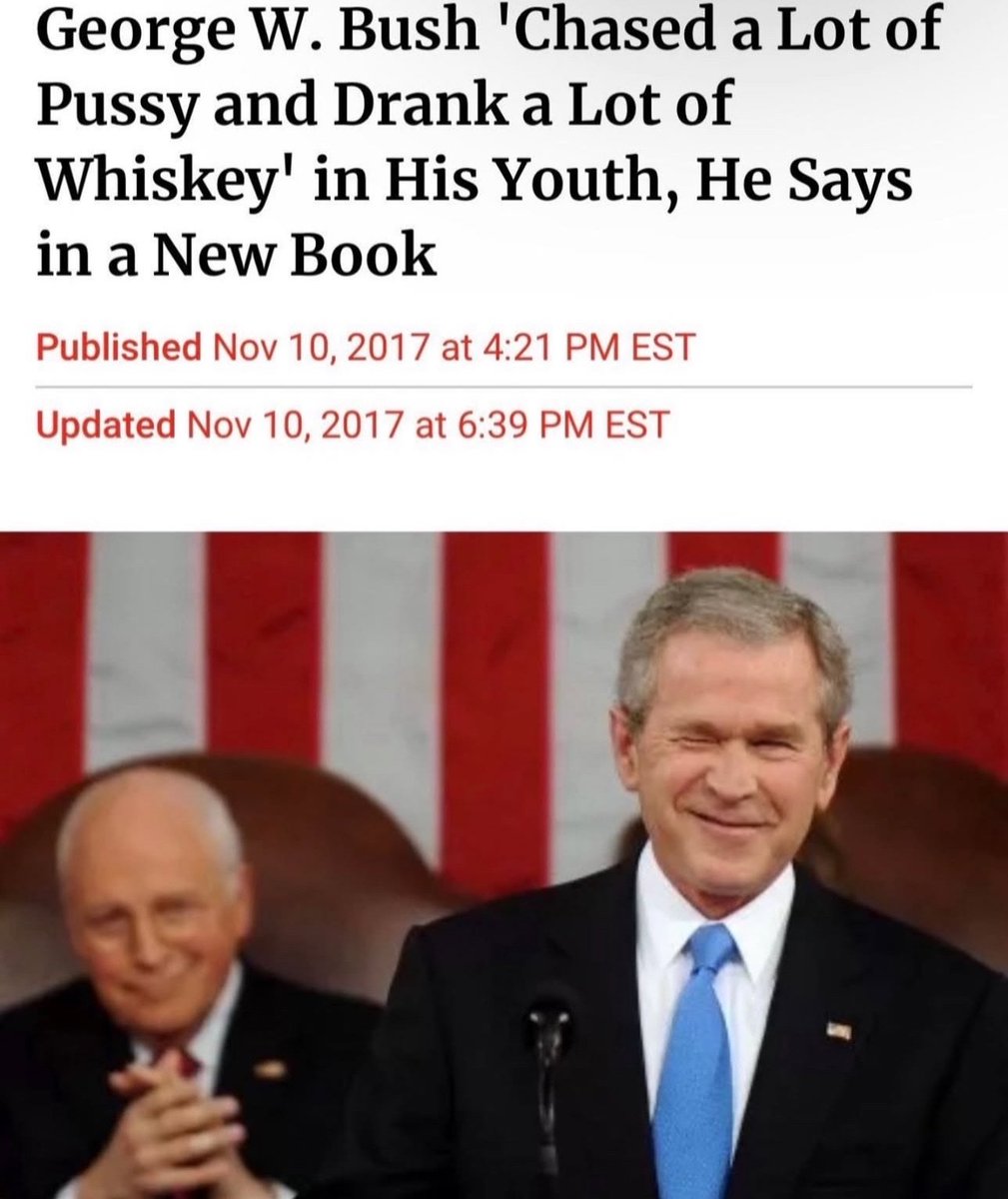 George W. Bush (parody) (@georgeewbushh) on Twitter photo 