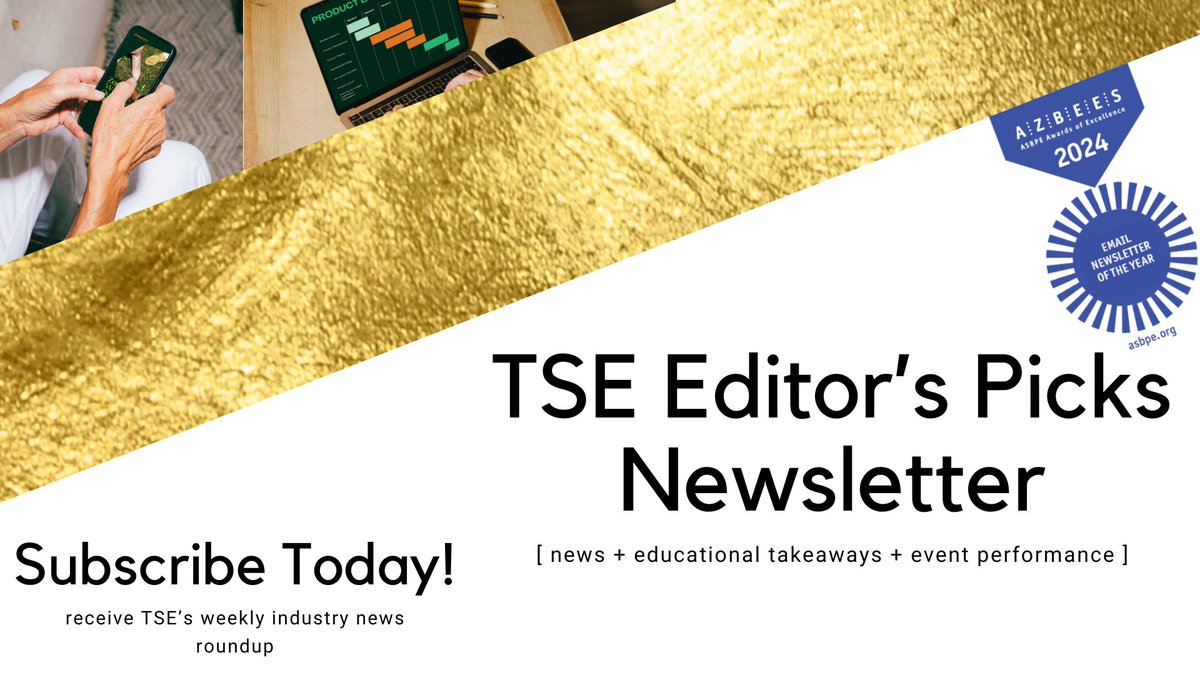 Be the first to know about breaking events industry news by subscribing to Trade Show Executive’s free e-newsletter. 💡📨

tradeshowexecutive.com/subscribe/news…
#tradeshows #news #events #TSE