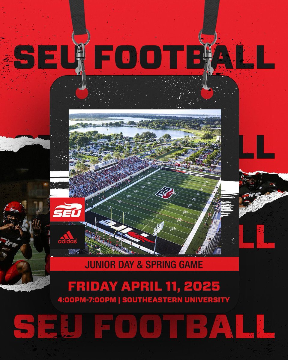 Thank you <a href="/SEUFireFootball/">Southeastern Football</a> and <a href="/CoachHeldreth/">Jordan Heldreth</a> for the spring invite!
<a href="/coachparker85/">Coach Chad Parker</a> <a href="/KevinJDoelling/">Coach Kev</a> <a href="/ZachHarbison/">Zach Harbison</a> <a href="/CoachGalella/">Mark Galella (Coach G)</a>