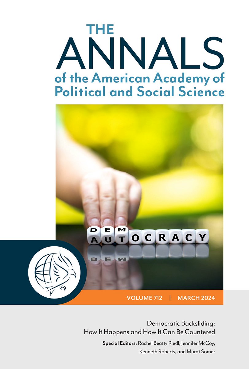 For a special issue of <a href="/TheAAPSS/">The AAPSS</a> on democratic backsliding, <a href="/MilanV/">Milan Vaishnav</a> writes on India as a case study in the wake of the 2024 elections. 

Read more here: journals.sagepub.com/doi/full/10.11…