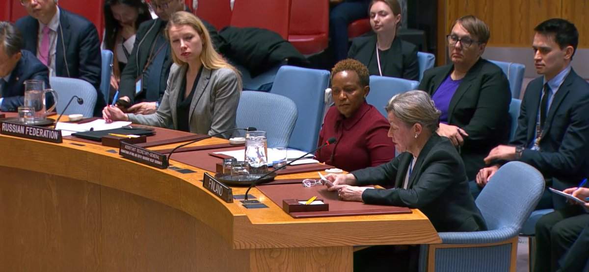 NorwayUN's tweet photo. The Nordics today in #UNSC:
Despite the immeasurable hardship caused by Russia’s invasion, Ukraine continues to defend its freedom, its independence, sovereignty and territorial integrity. 

🇩🇰🇫🇮🇮🇸🇳🇴🇸🇪 will stand by Ukraine in this, as long as is needed.
▶️https://t.co/MUgYvA94s1 https://t.co/ifbQsbK8u5