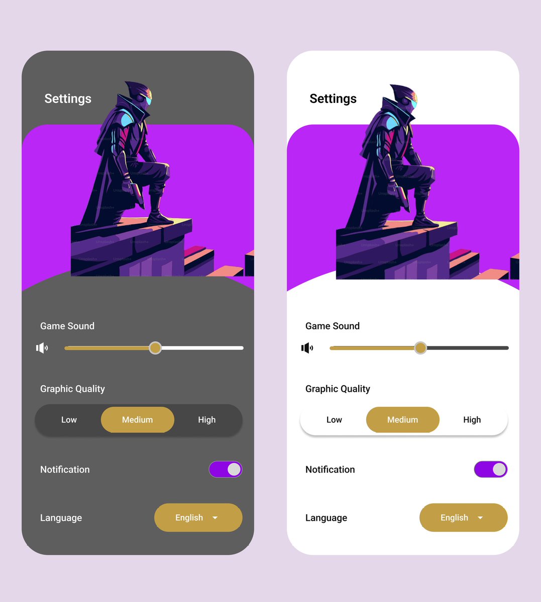 flavgo's tweet image. Day 7 of @DailyUI!
 Designed a clean and intuitive game settings screen because every player deserves a seamless experience. Focused on controls, graphics, and audio for maximum customization. What do you think? #UIDesign #GameUI #UX