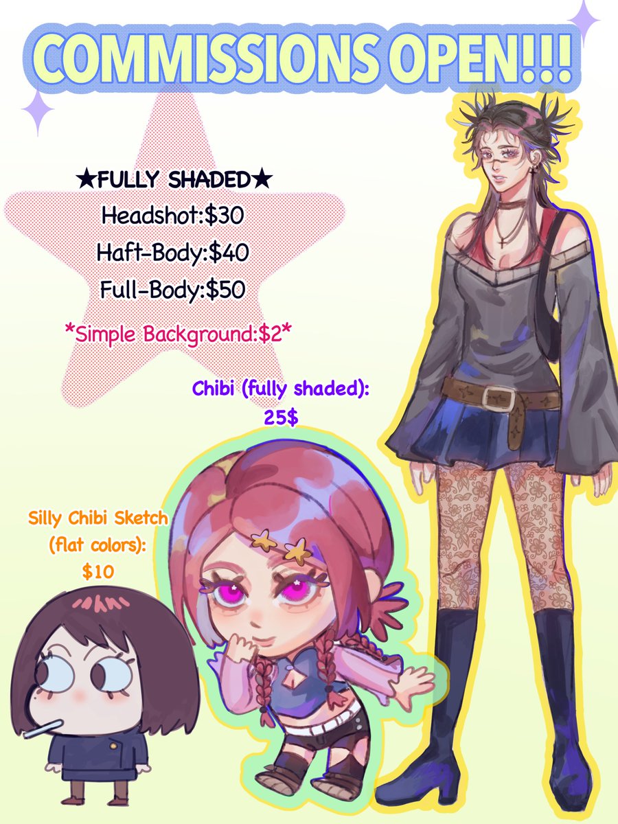 Rezijellyfish0's tweet image. ✨Commissions are open✨
Dm me if you are interested 😊💖💖