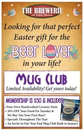 Not a Mug Club Member?!... We have a just few openings left for the year.
