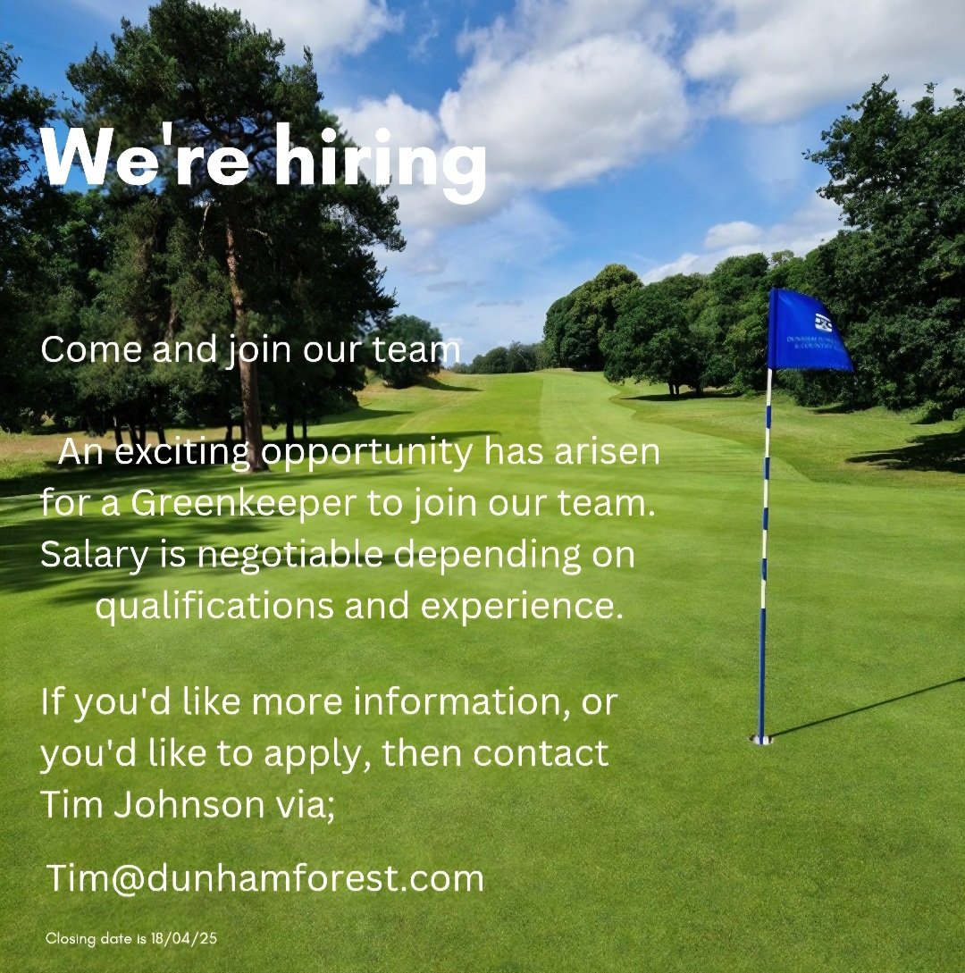 DunhamGreens's tweet photo. Come and join our team @DunhamForestGC https://t.co/Q3tyuNODmO