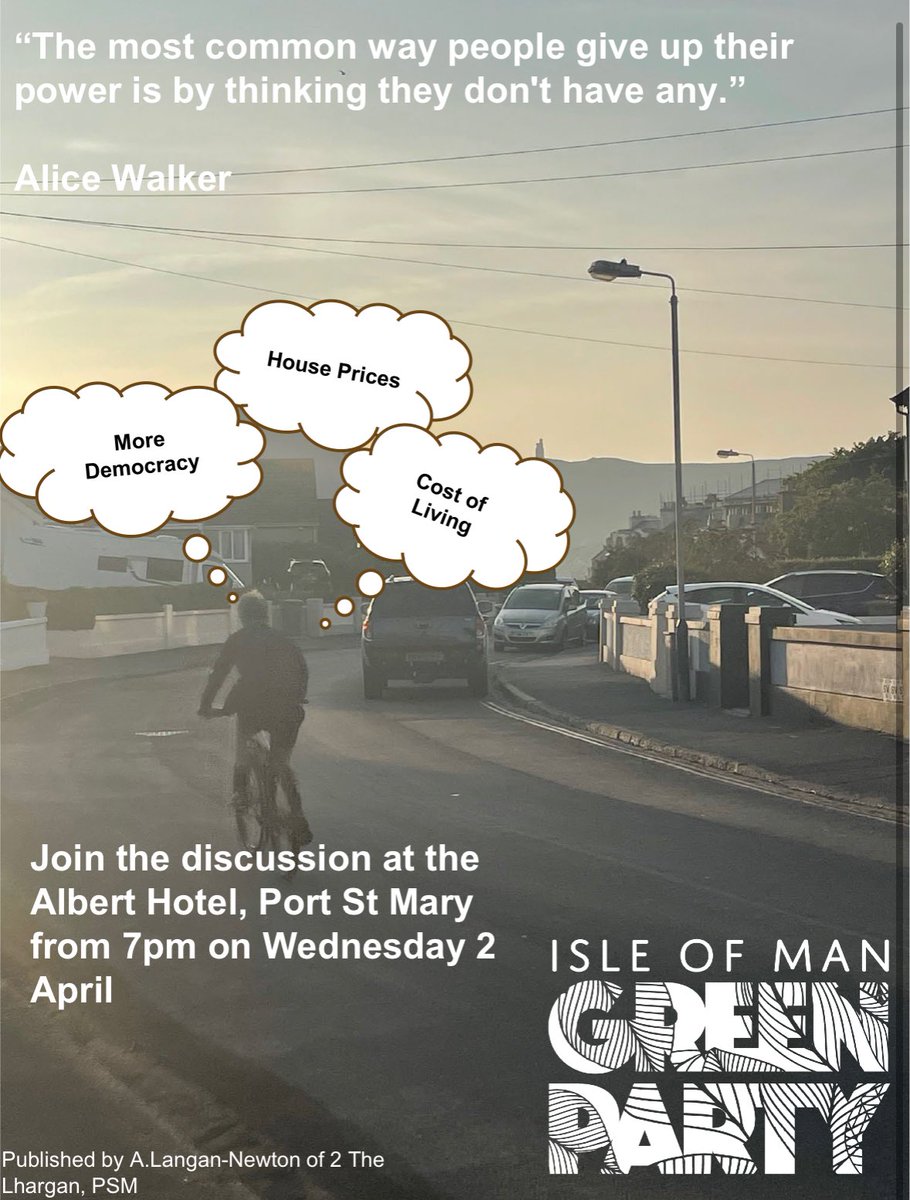 Isle of Man Green Party / Partee Glass Vannin (@green_iom) on Twitter photo 