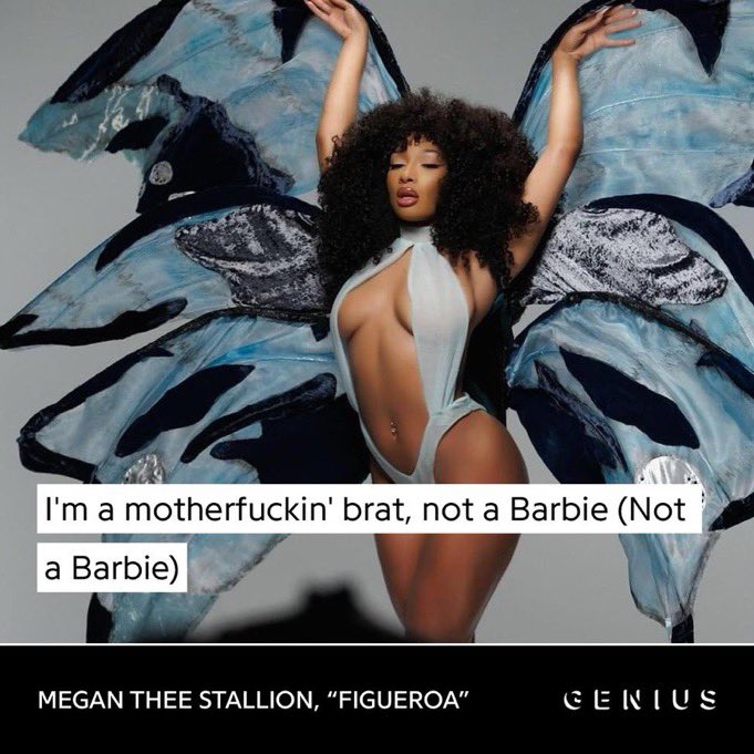 Everybody on the TL calling Megan a Barbie, meanwhile Meg…