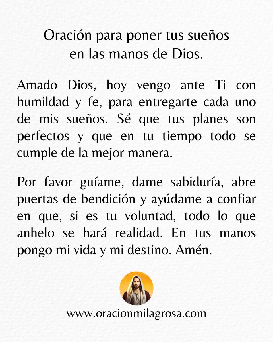 Oración Milagrosa tweet media