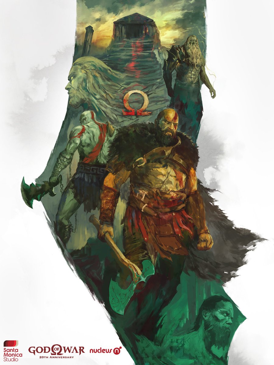 Shimhaq (@shimhaq) on Twitter photo Thankyou so much <a href="/gallerynucleus/">Gallery Nucleus</a> and <a href="/SonySantaMonica/">Santa Monica Studio – God of War Ragnarök</a> for bringing me on for the God of War 20th anniversary exhibition. It was an absolute honor making an artwork for such an iconic game and one that I've grown up with! Thankyou so much <a href="/gallerynucleus/">Gallery Nucleus</a> and <a href="/SonySantaMonica/">Santa Monica Studio – God of War Ragnarök</a> for bringing me on for the God of War 20th anniversary exhibition. It was an absolute honor making an artwork for such an iconic game and one that I've grown up with!