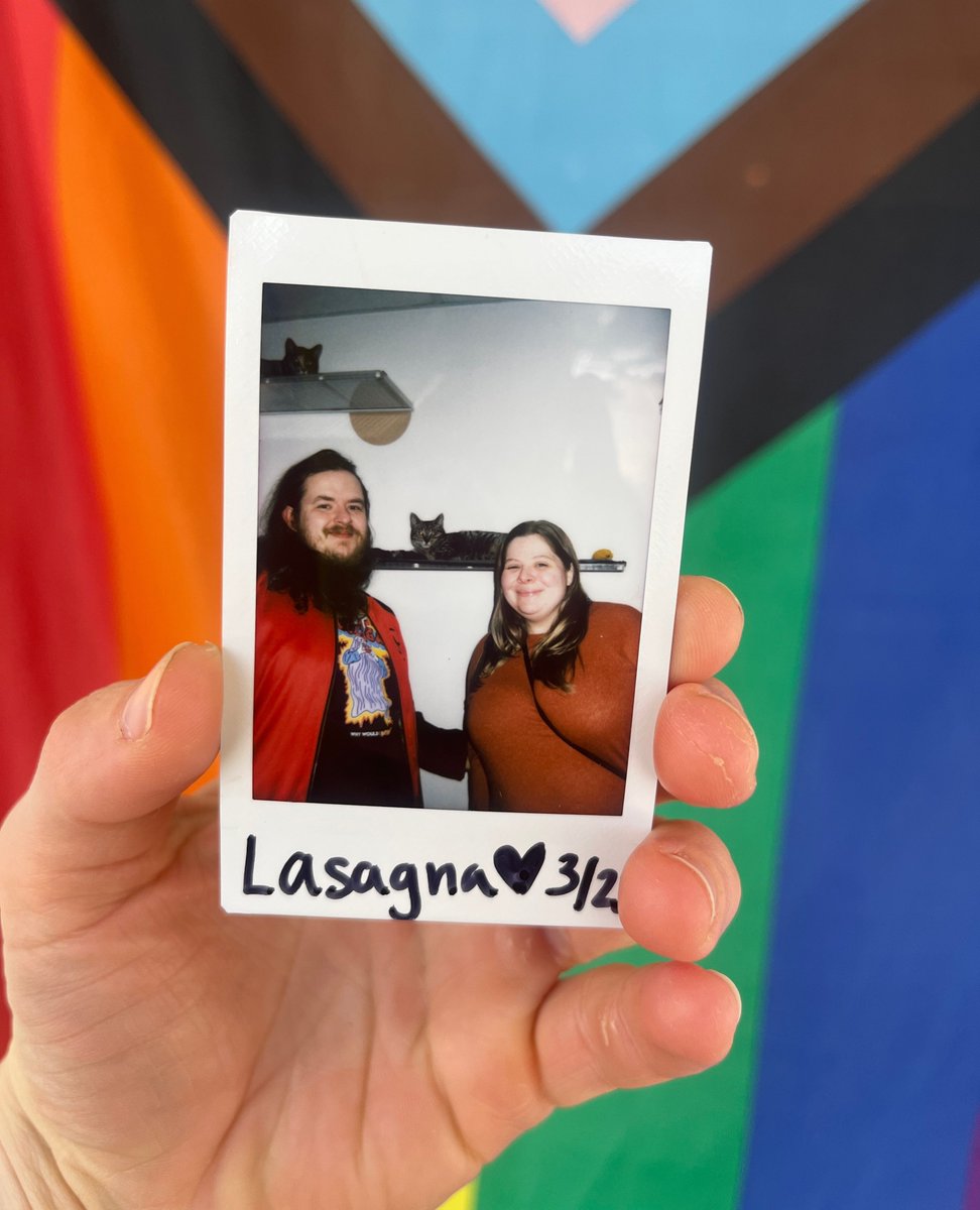 Adoption # 506...Lasagna! What a perfect little sweetie pie. We loved having him here with us at the cafe but were even happier to send him home to his forever family. We wish him and his new humans all the best. Congrats Lasagna ❤️