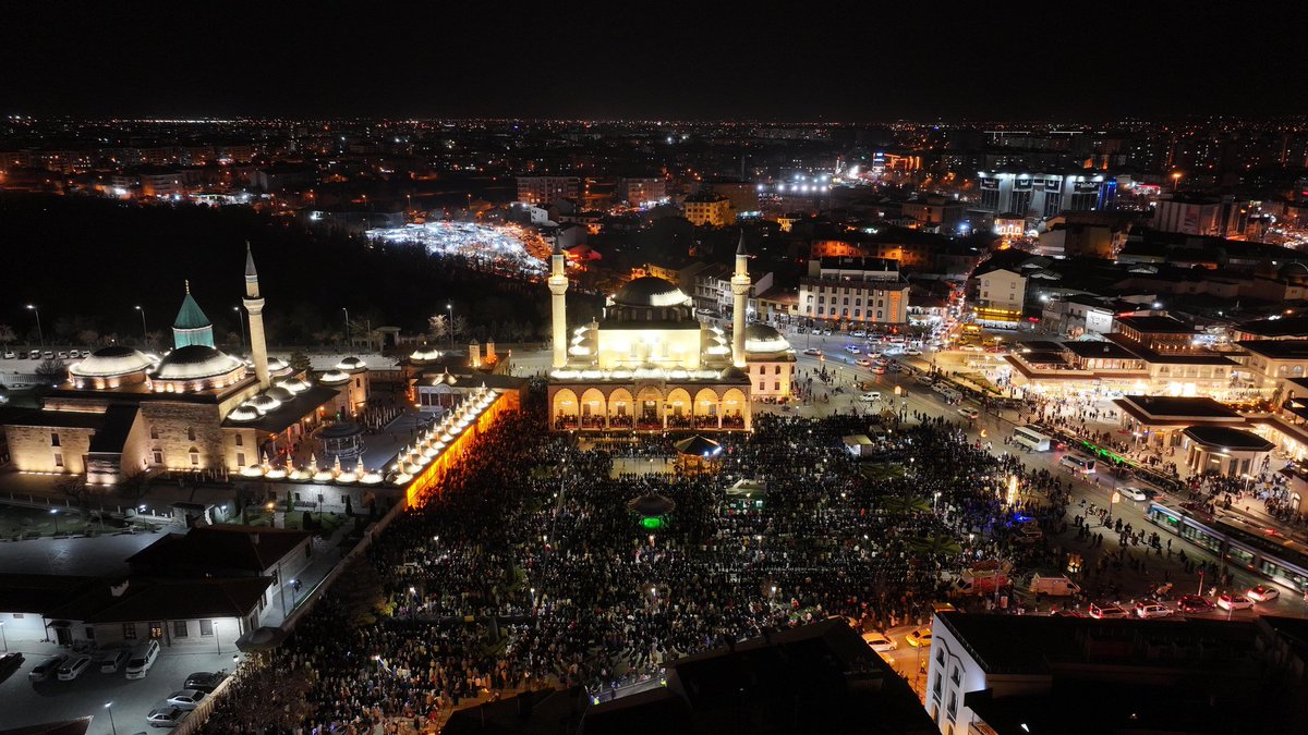 📍Kadir Gecesi Konya bir başka güzel.