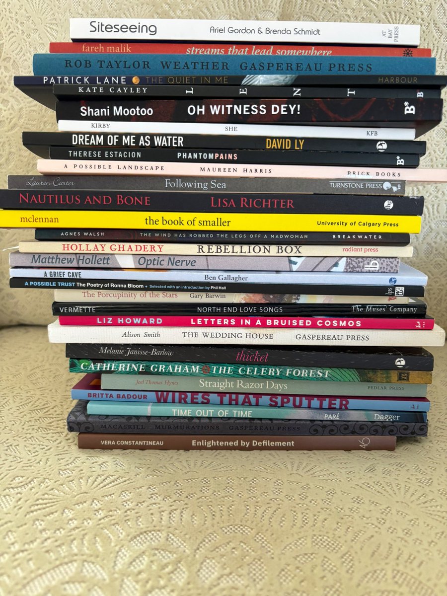 April is National Poetry Month, so I’ll be sharing a poet a day again this year…but for now…a reminder to buy, borrow, and read Canadian poetry.