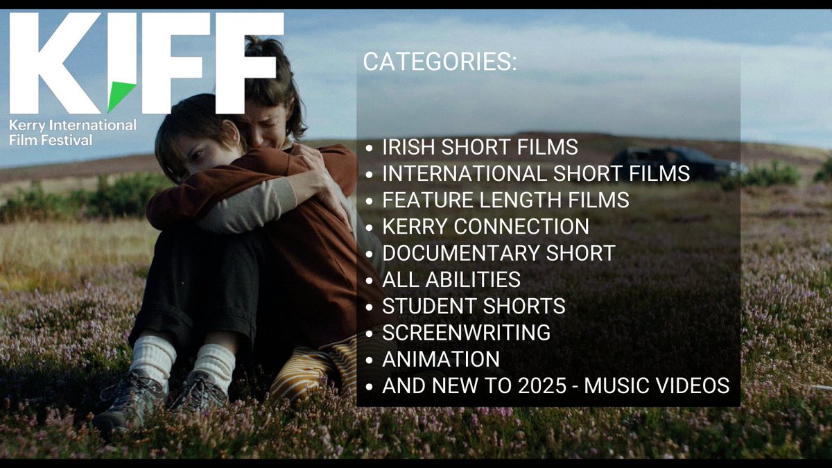 🚨 Our earlybird deadline is fast approaching! Submit your film before April 1st to take advantage of the discount! Don’t miss out! filmfreeway.com/KerryIntFilmFe… #KIFF2025 #FilmSubmission #FilmFestival