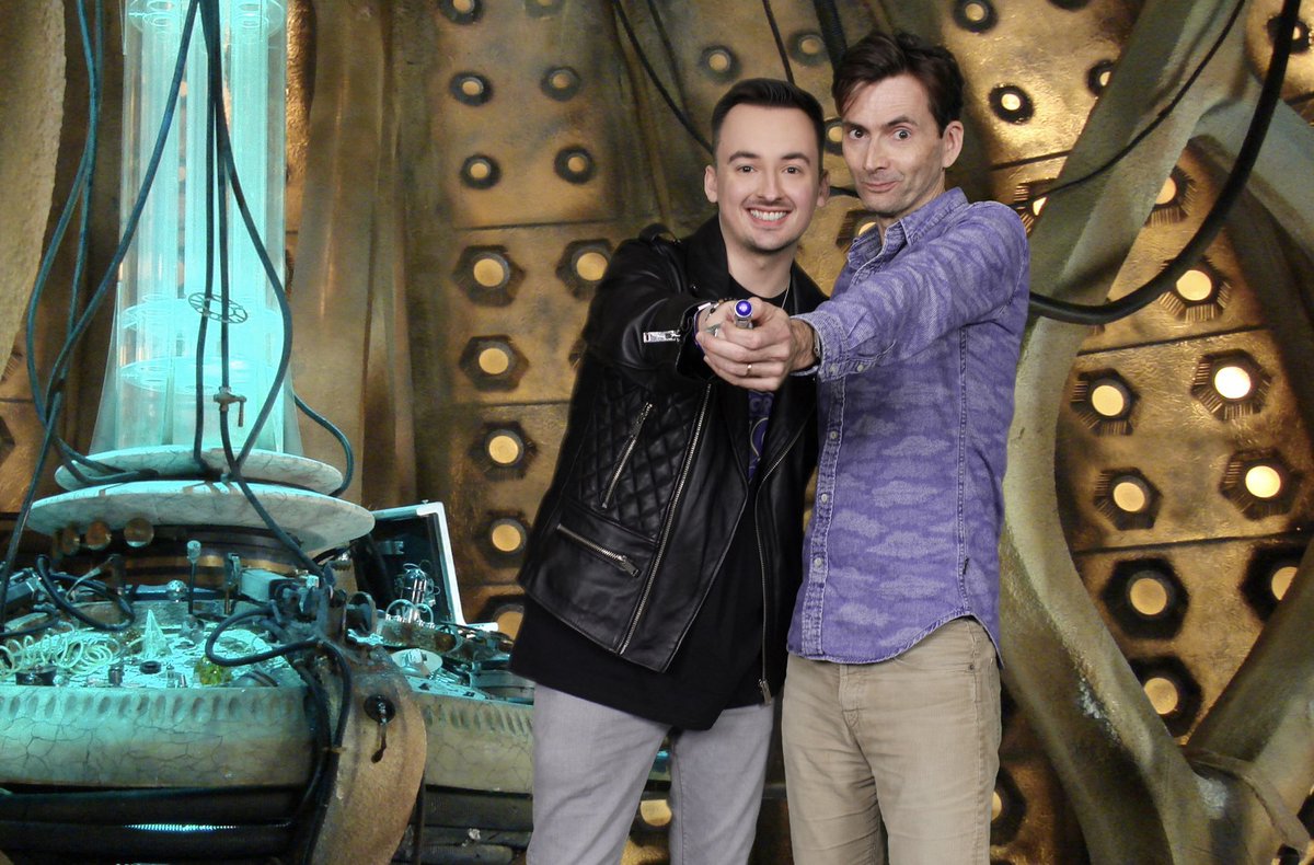 markwillis1993's tweet image. It’s been 20 years today since #DoctorWho returned to our screens! Here’s me and my favourite doctor David Tennant in the Tardis 💙 the show will always hold a special place in my heart and I’ve made lots of great friends at events over the years 😊 allons-y!