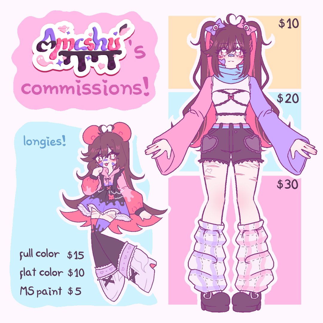 _amashu's tweet photo. ♡°•. UPDATED COMMISSION SHEET .•°♡
° more info on my carrd!
° please message me after filling out the commission form on my carrd!
#commissions #commissionsopen #comisiones #comisionesabiertas #artcommissions #drawingcommissions #illustration #digitalart #myart #animeart https://t.co/l8EvkEf1NE