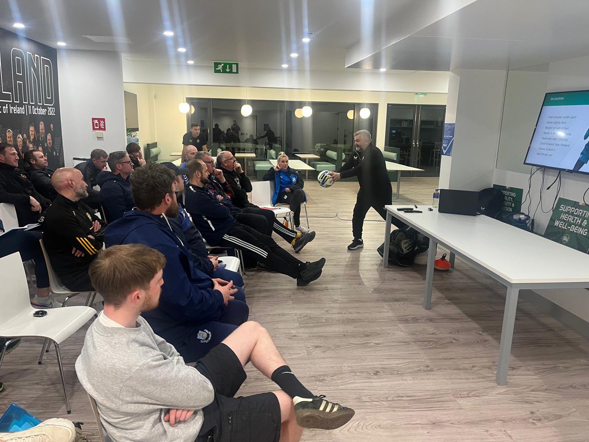 DDSL Grassroots (@ddsl_official) on Twitter photo DDSL Coach Education x <a href="/FAICoachDev/">FAI Coach Development</a> 🤝
A brilliant session on Goalkeeping Fundamentals put on by <a href="/richie_fitz1/">Richard Fitzgibbon</a> & @robdecourcy from the FAI 🤝
Thank you to all who attended ⚽️
#coacheducation #faicoacheducation #gkunion DDSL Coach Education x <a href="/FAICoachDev/">FAI Coach Development</a> 🤝
A brilliant session on Goalkeeping Fundamentals put on by <a href="/richie_fitz1/">Richard Fitzgibbon</a> & @robdecourcy from the FAI 🤝
Thank you to all who attended ⚽️
#coacheducation #faicoacheducation #gkunion