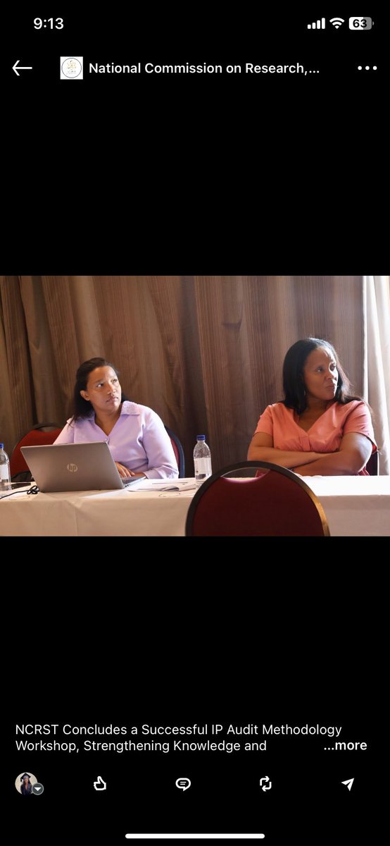 NCRST_Namibia's tweet image. This workshop was an eye-opening experience, deepening the understanding of IP and introducing a new perspective on IP auditing.
If you missed out on this insightful workshop, live-streamed videos are available on our NCRST Facebook page.
#NCRST #IPWorkshop #TechnologyTransfer