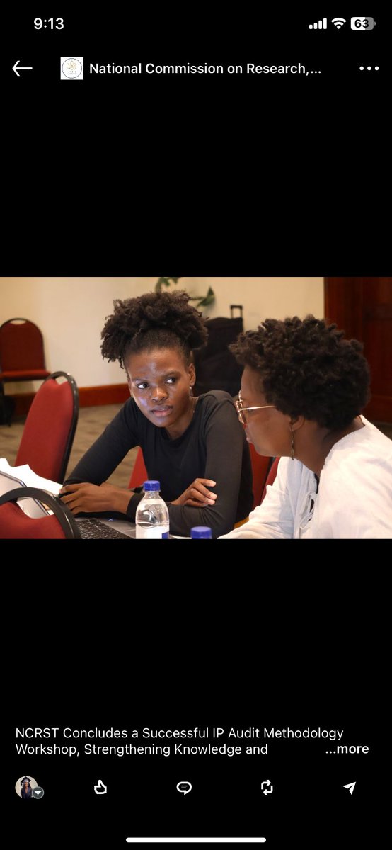 NCRST_Namibia's tweet image. This workshop was an eye-opening experience, deepening the understanding of IP and introducing a new perspective on IP auditing.
If you missed out on this insightful workshop, live-streamed videos are available on our NCRST Facebook page.
#NCRST #IPWorkshop #TechnologyTransfer