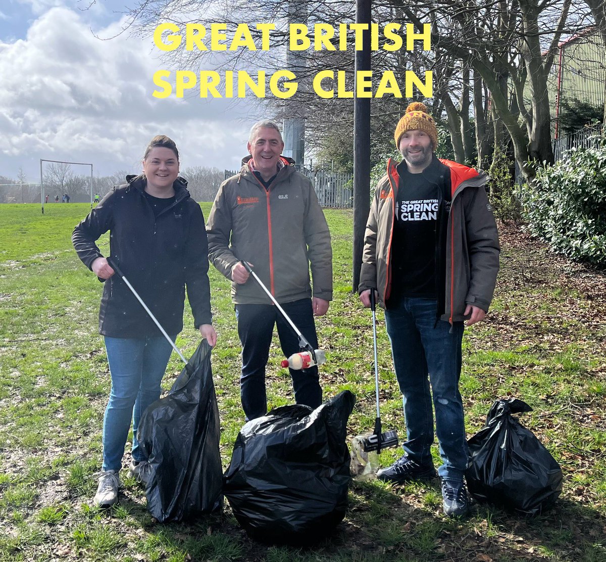 CahalBurke's tweet image. GREAT BRITISH SPRING CLEAN

Proud to be part of the #GreatBritishSpringClean 2025!

We’re supporting individuals &amp;amp; groups to clean up our communities – equipment provided, rubbish collected.
Let’s take pride in our area!

#GBSpringClean #KeepBritainTidy #Lindley