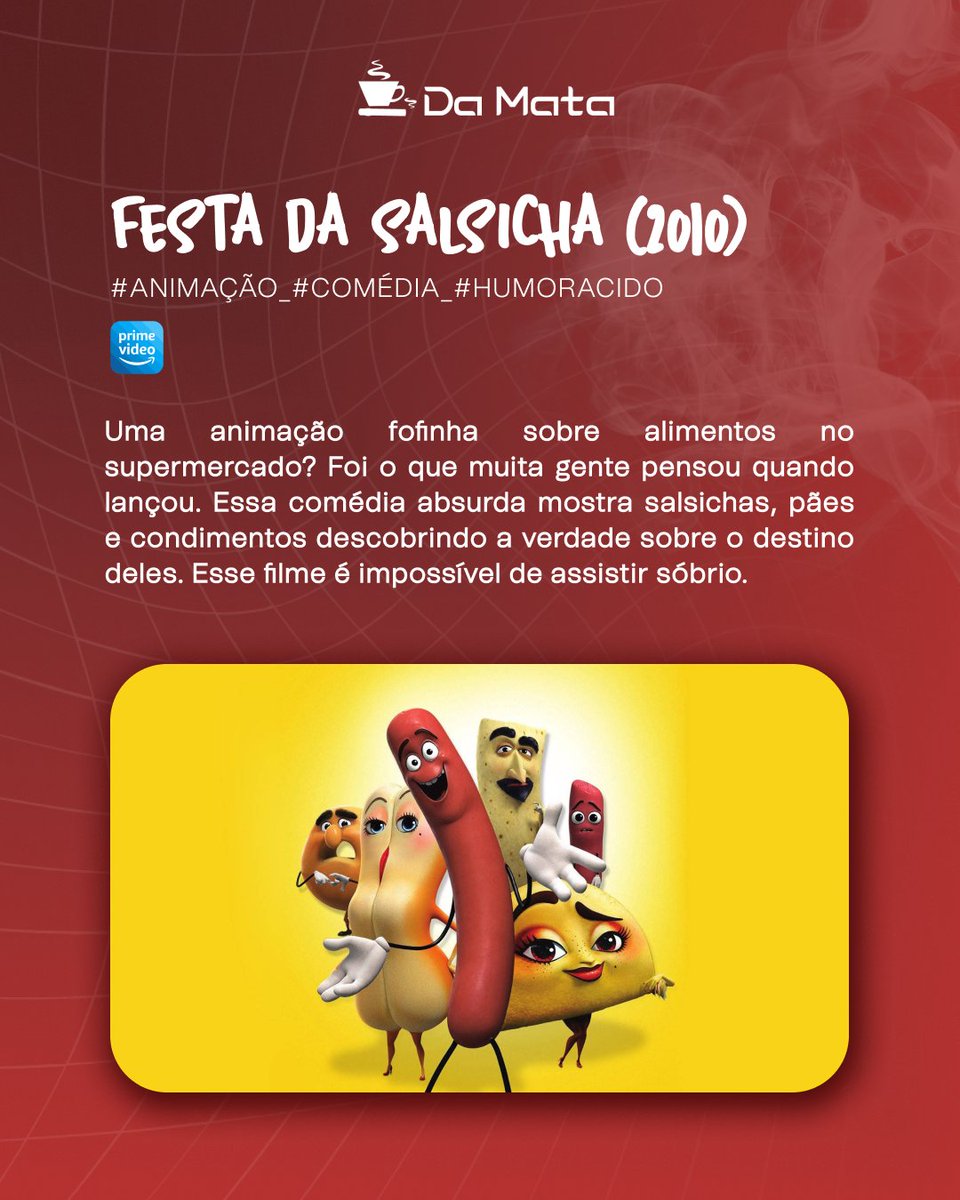 Se liga nessa lista que vai te levar pra outra dimensão:

Já assistiu algum desses chapado? Tem outro pra indicar? Comenta aqui! 👇🔥

#tabacariadamata #damata