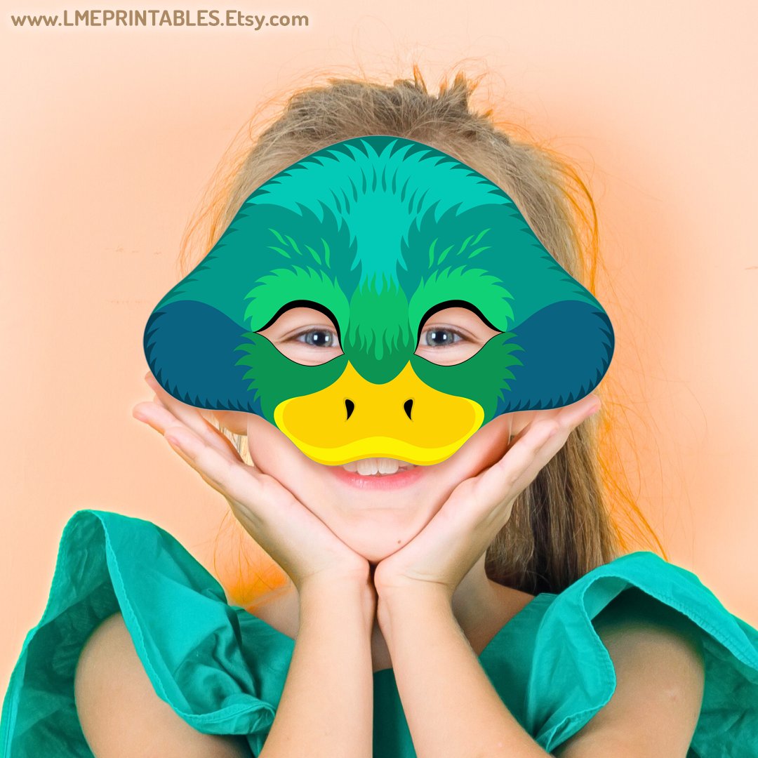 lmeprintables's tweet image. Duck Mask Printable Mallard Duck Green Costume Carnival Easter Bird Farm Lake Animal Halloween Paper Craft Kid Adult Party Favor Birthday etsy.me/4iRNNcX via @Etsy #easterpartytheme #eastermasks #easterforkids #easterfavors #easteractivitiesforkids #schoolactivities #mask
