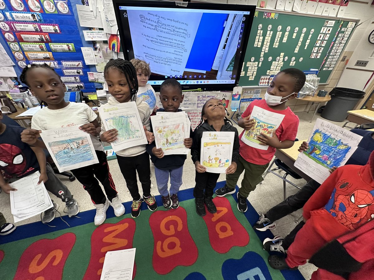 We worked hard on our poems for Module 7 📝