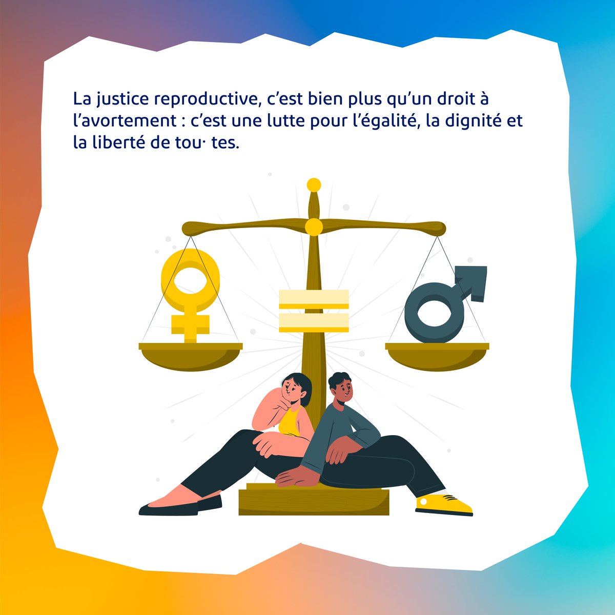 Découvrez ici quelques principales composantes :
👉 Autonomie corporelle et le droit de choisir
👉 Accès universel aux soins SSR
👉 Équité et la lutte contre les inégalités
👉 Fin de la criminalisation des DSSR et de l'avortement 
👉 Solidarité féministe et l’engagement collectif